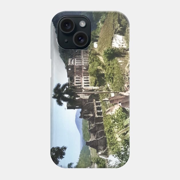 Colorized Haiti Sans Souci Phone Case by In Memory of Jerry Frank