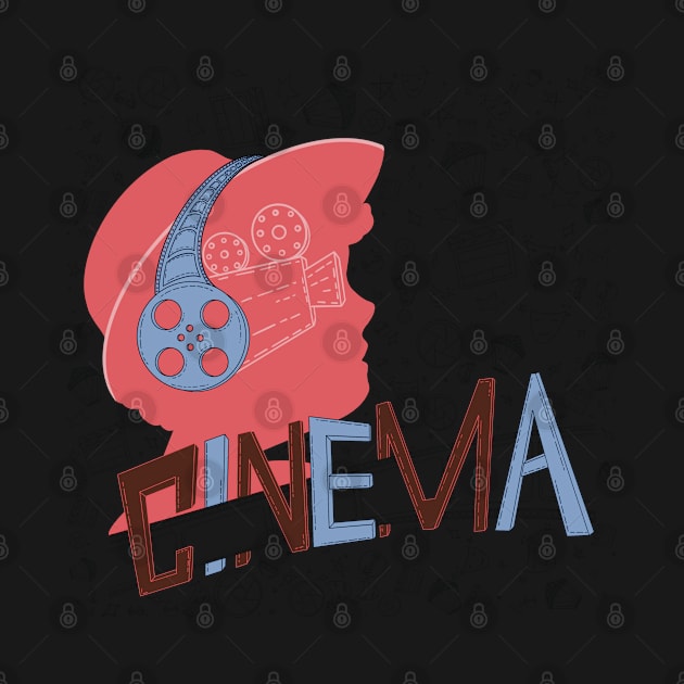 Cinema theme pattern by Xatutik-Art