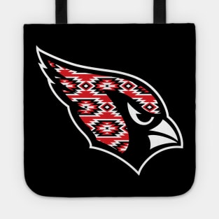 Native Horizontal Pattern Cardinals Tote