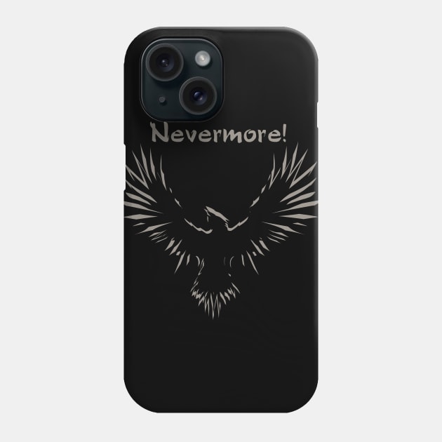 Nevermore Phone Case by Kompotius