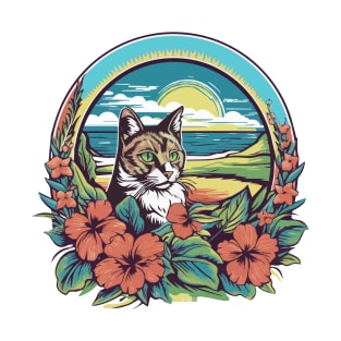 Vintage Hawaiian Kitty T-Shirt