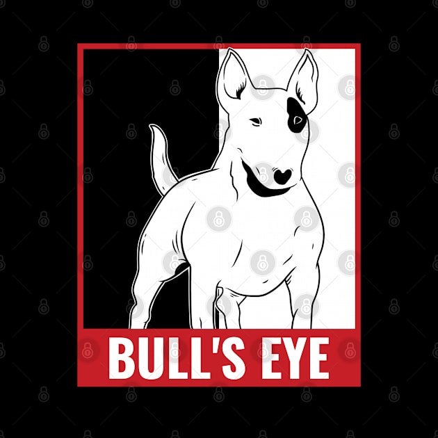 English Bull Terrier - Bull's Eye by Kcaand