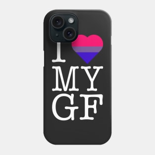 I love my gf lesbian heart Phone Case