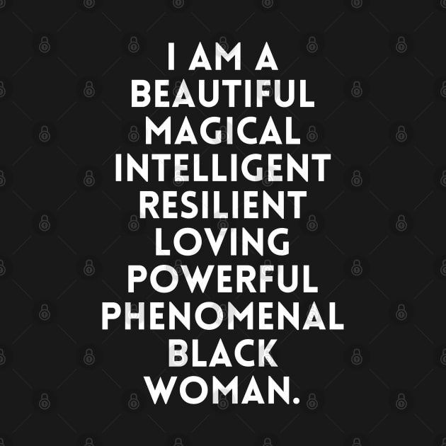 I am a beautiful black woman by UrbanLifeApparel