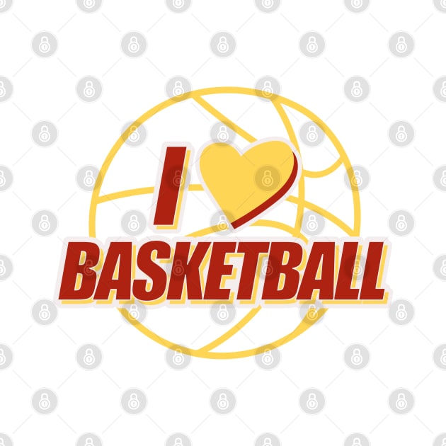 I Heart Basketball by Hayden Mango Collective 