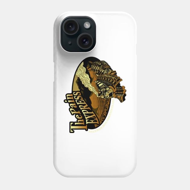 The Pain Express Phone Case by monochromefrog