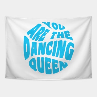 Dancing Queen Blue Tapestry