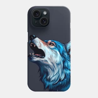 Sky wolf print Phone Case