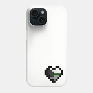 Pixel Heart Demiromantic Phone Case