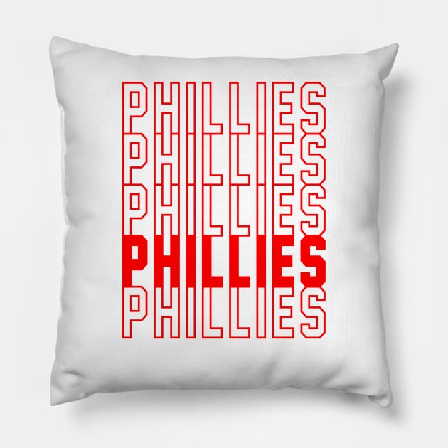 Phillies Pillow by Throwzack