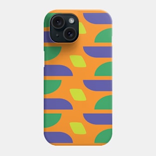 Abstract shapes pattern 05 Phone Case