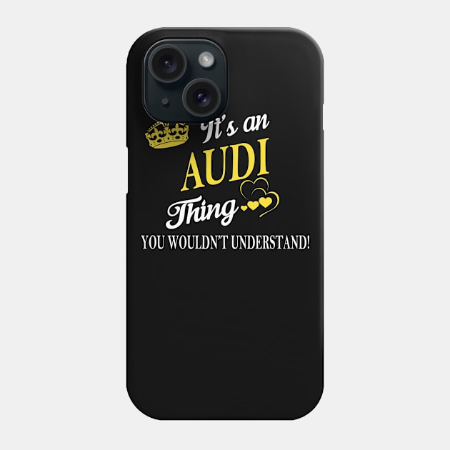 AUDI Phone Case by Gennieda49