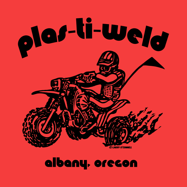 Plas Ti Weld in black by Lawrence of Oregon