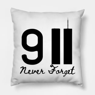 9/11 Never Forget Pillow