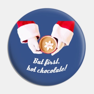 But first, hot chocolate! Pin