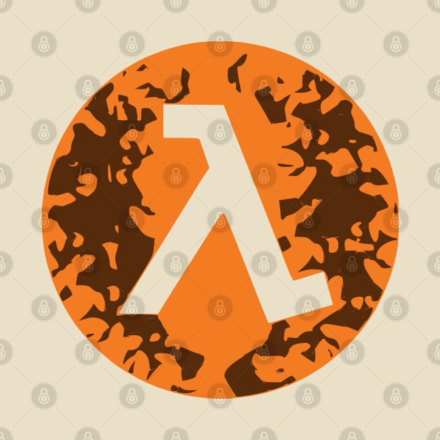 Half-Life Stylized Logo (CLASSIC LAMBDA) by SPACE ART & NATURE SHIRTS 