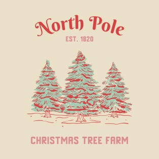 North Pole Christmas Tree Farm T-Shirt