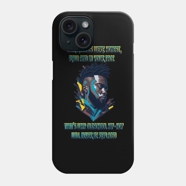 Oldschool vs Newschool: Authenticity in Rap Phone Case by OmStyle Studio