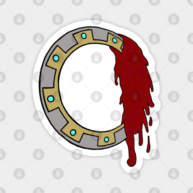 Hit By Xena's Chakram Magnet by CharXena