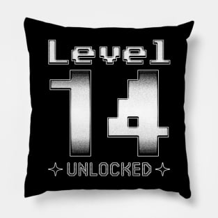 Level 14 Unlocked Pillow