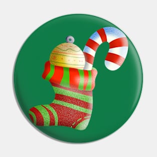 Sock Christmas  , Christmas funny gnomes Cute Merry Christmas Gift Sticker celebration  concept Pin