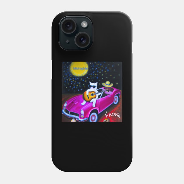 Karma is a cat Midnights Phone Case by DadOfMo Designs