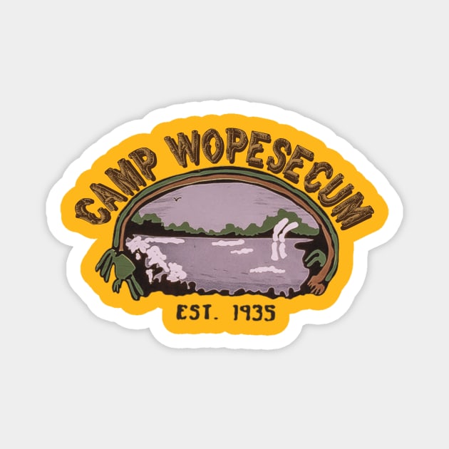 Camp Wopesecum Logo Magnet by karisplayground