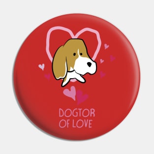 DOGtor Of Love Pin