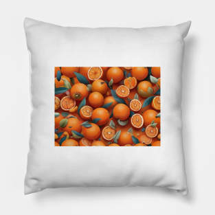 Orange Pattern Harvest Field Product Vintage Since Retro Pillow