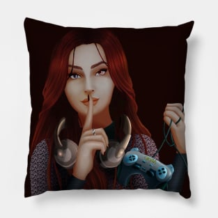 Gamer Girl Pillow