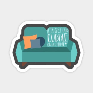 Cuddle Couch Magnet