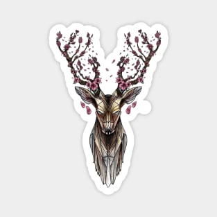 Blossoming Buck Magnet