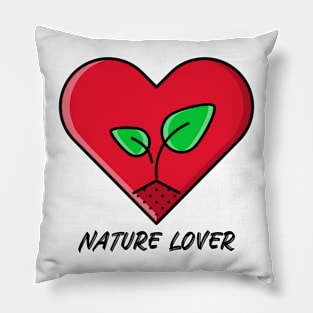 Nature Lover - Heart Pillow