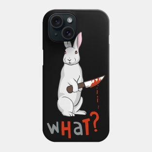 Killer Bunny Rabbit with Knife Phone Case