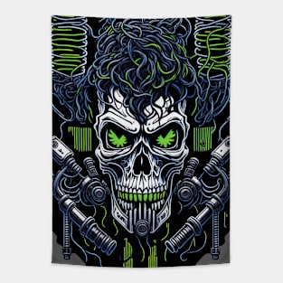 Cyborg Heads S02 D36 Tapestry