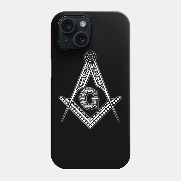 Freemason (Black) Phone Case by Jared S Davies