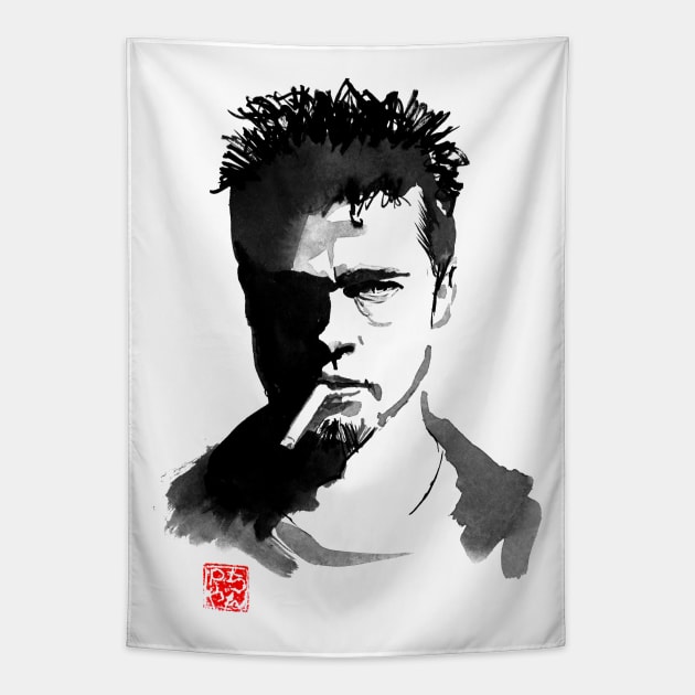 Brad Pitt Tapestry by pechane