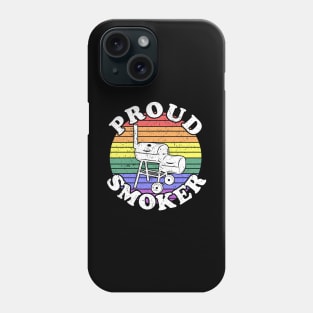 Proud Smoker Retro LGBT BBQ Smoker Phone Case