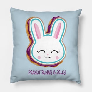 Peanut Bunny and Jelly Pillow