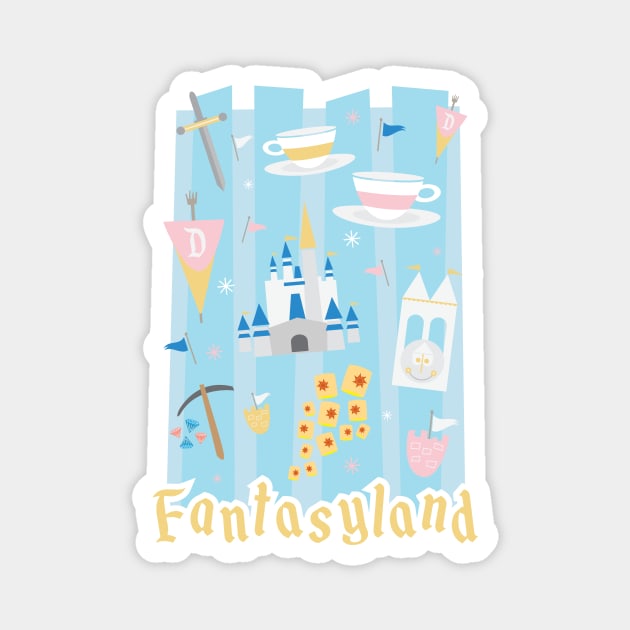 Fantasyland Magnet by jordihales