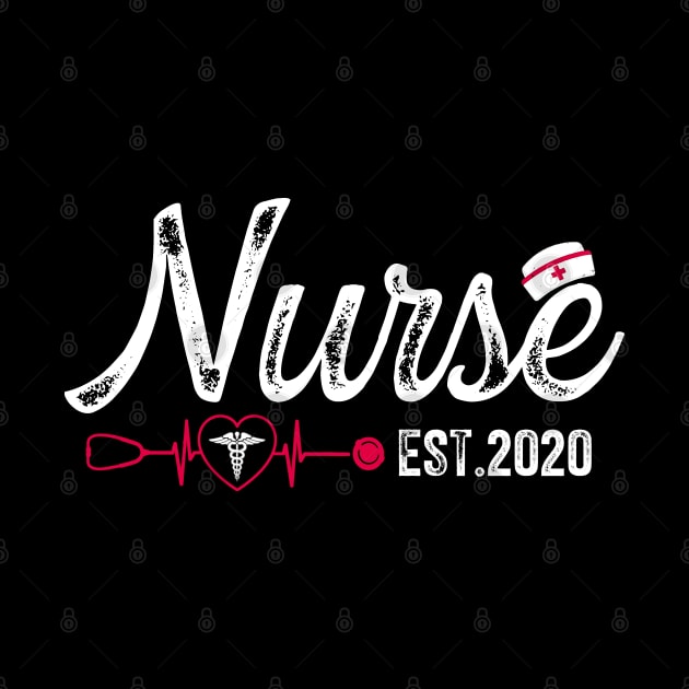 Womens New Nurse Est 2020 Nursing School Graduation Gift by neonatalnurse