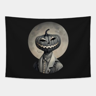 Halloween Scary Evil bat Pumpkin Funny Pumpkin Head spooky Sticker Tapestry