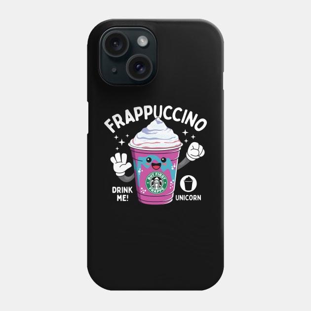 Unicorn Blended Beverage for Coffee lovers Phone Case by spacedowl