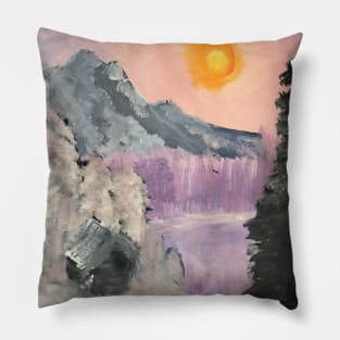 Winter Cabin Pillow