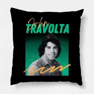 John travolta***original retro Pillow