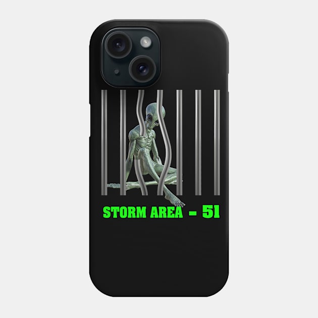 Storm area 51 Phone Case by key_ro