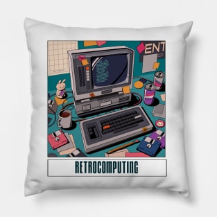 Retro Computing Computing Taste Computing Scale Vintage Classic Nostalgia Pillow