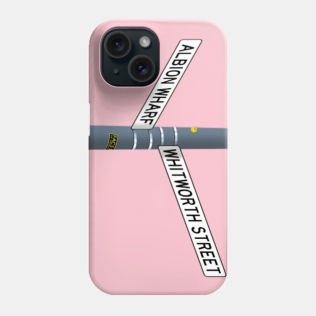 Hacienda Street Sign Phone Case by Stupiditee