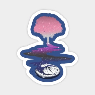 Genderfluid Tree LGBT Pride Flag Magnet