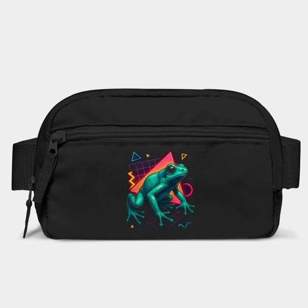 Retro Neon Mint Terribilis Dart Frog by Reptiq's Store